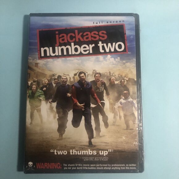 Jackass Number Two (Full Screen Edition) DVD,Steve-O,Johnny Knoxville NEW sealed - Picture 1 of 3